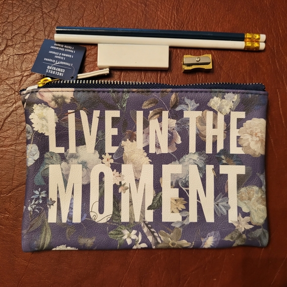 Indigo Other - NWT! Live In the Moment Pouch/ Pencil ✏️ Case!